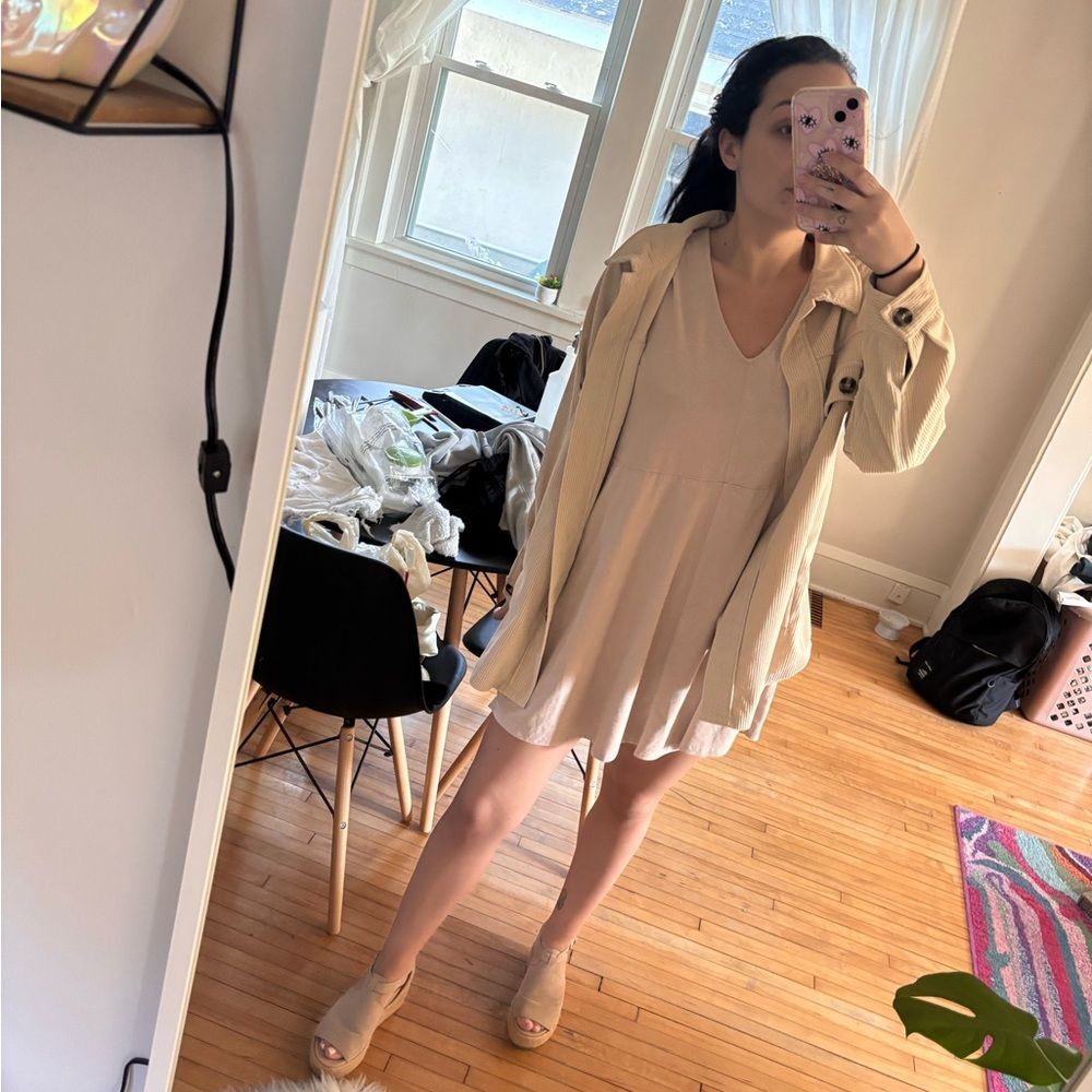 Altard State Cream Shift Dress